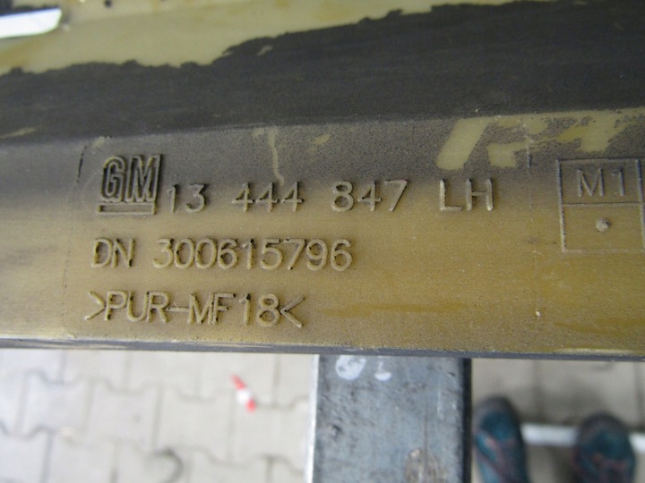 фото №8, Планка пороговая левая opel adam rocks накладка порог