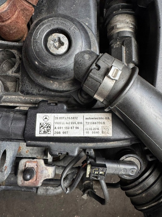 фото №7, 651950 651.950 om651950 двигун mercedes-benz vito / клас v комплектний низький