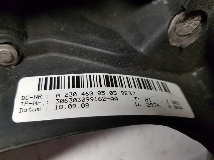 фото №10, Mercedes clk w209 рестайлинг 05-10r руль кожаный