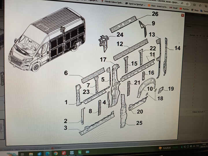 фото №7, Element обшивка бік fiat ducato iii сторона права, ліва oem номер 1383810080