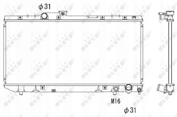 фото №1, Радіаторів двигуна nrf 58238 1640074510