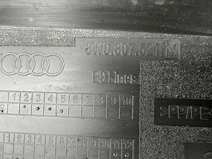 фото №8, Дифузор спойлер audi a4 s4 b9 2015-2019 8w оригінал ні клеєний хром