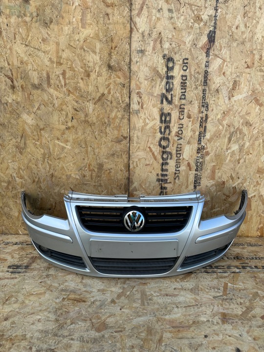 фото №9, Бампер перед передній vw polo 9n3 2005-2009 6q0807221c срібний