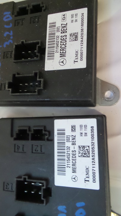 фото №5, Модуль комфорту 2115452132 temic w211 mercedes