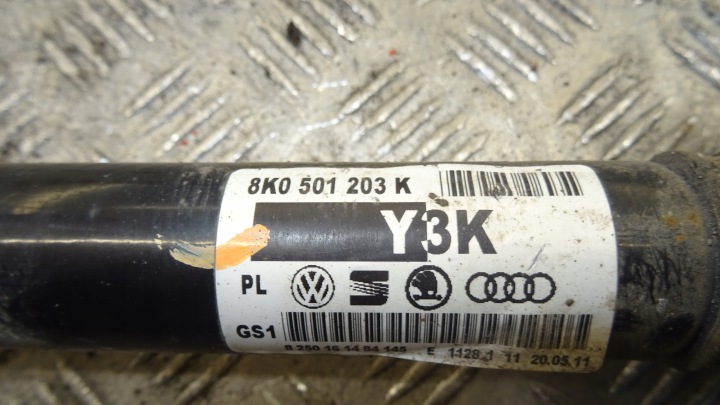 фото №7, Audi a5 8t 3.0 tdi полуось права зад 8k0501203k