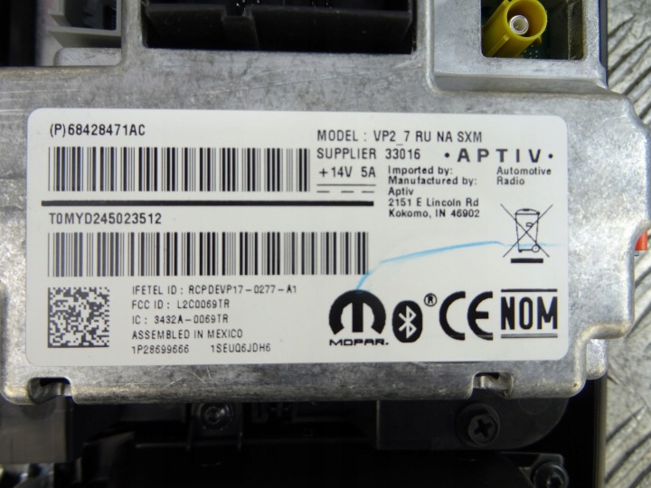 фото №7, Chrysler pacifica ii дисплей мультимедійної системи (екран, монітор) 68428471