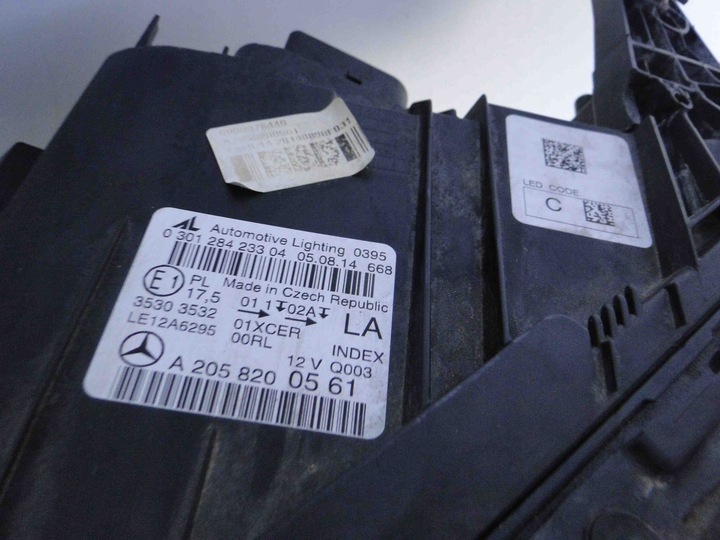 фото №3, Mercedes c w205 205 лампа левая led high perform