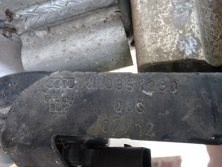 фото №10, Audi a4 b8 8k рестайлінг балка бампера перед передня зона klaksony комплект