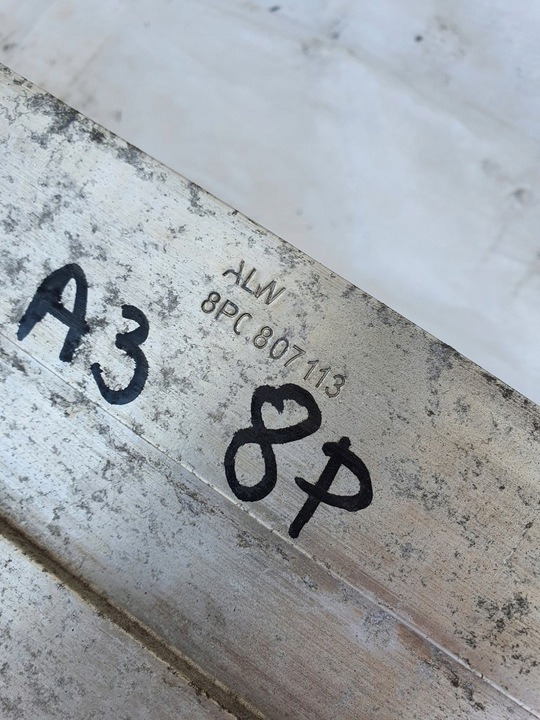 фото №16, Audi a3 8p рестайлінг 2012r підсилювач балка бампера перед зона зминання