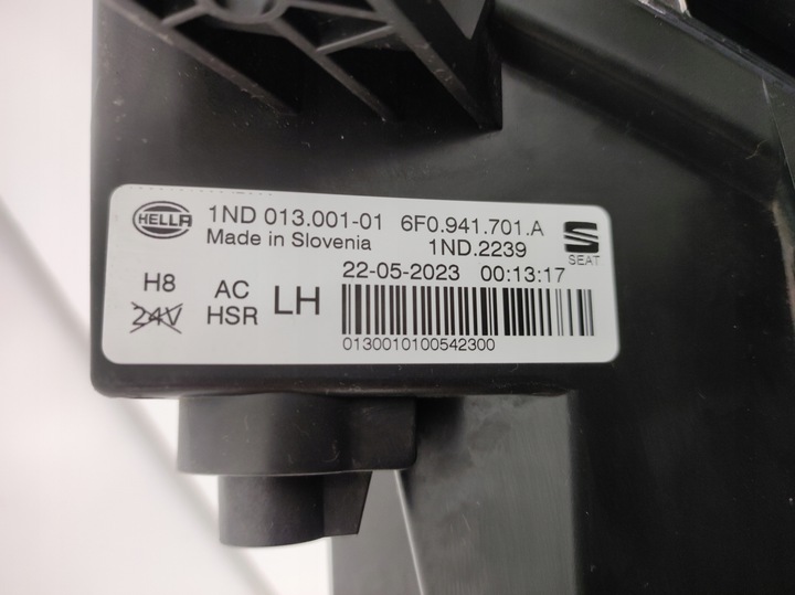 фото №11, Галоген лівий + решітка seat ibiza v 6f 6f0941701a 6f0853665a