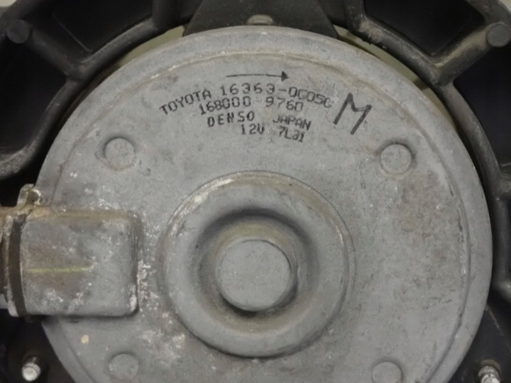 фото №4, Toyota yaris ii 06-11 1.4 d4d вентилятор охолодження радіатора (дифузор) основний  клімат