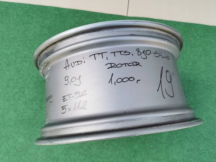 фото №12, Audi tt tts rs 8j0 s-line rotor диск 19'' 9,0j et-52 5x112 8j0601025bl