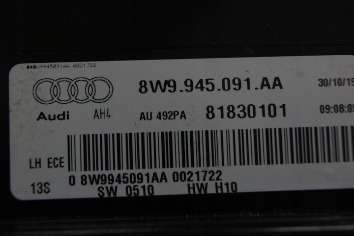 фото №13, Gd audi a4 b9 рестайлінг зад кришка лампи універсал ly9t