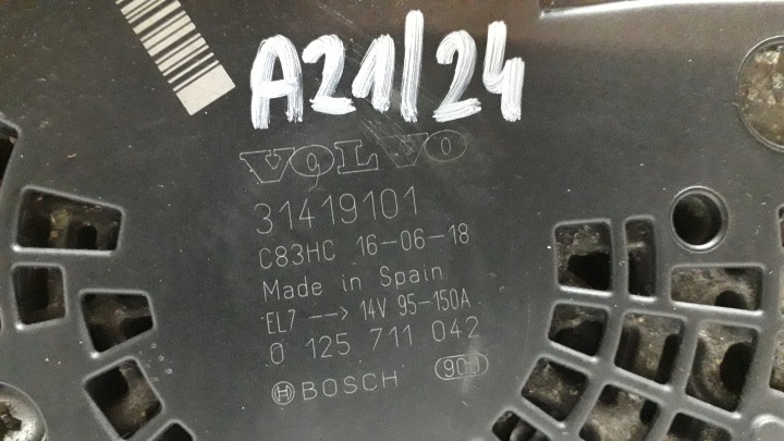фото №11, Volvo v40 v60 s80 xc60 генератор 31419101 -150a