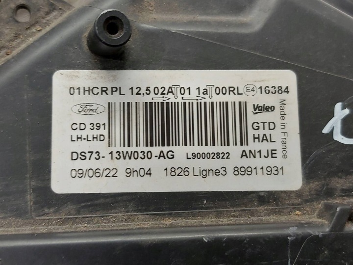 фото №13, Ford mondeo mk v 2022 фара левая перед европа ds73-13w030-ag 89911931