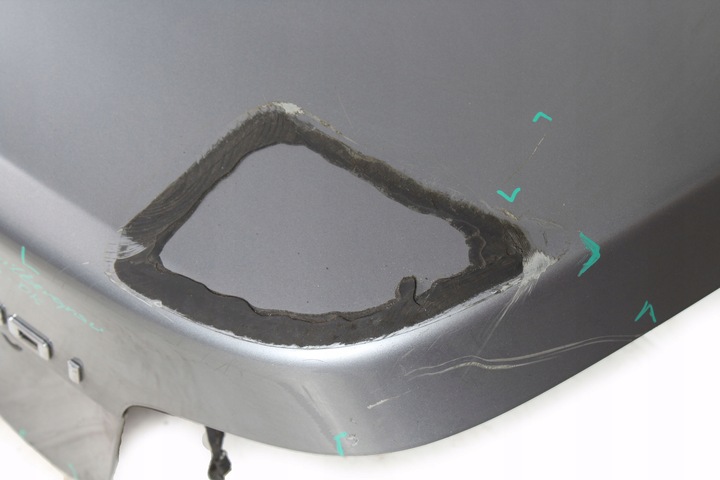 фото №6, Bmw e60 кришка задня багажника сріблясто-сірий металік a08