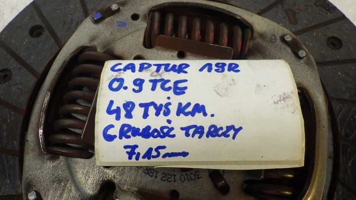 фото №10, Зчеплення комплектні 48 tys. km renault captur i 0.9 tce 123115669r