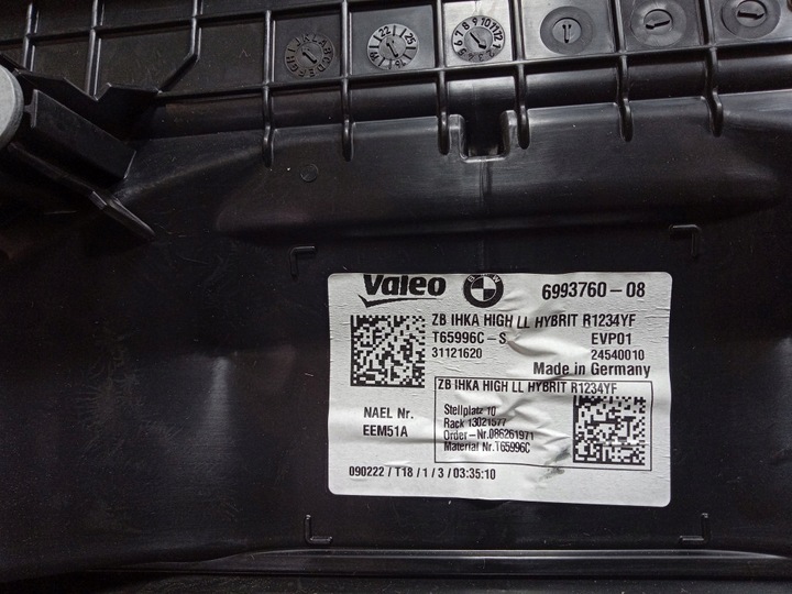 фото №8, Bmw i4 g26 отопитель испаритель корпус воздуходувка комплект eu 6993760