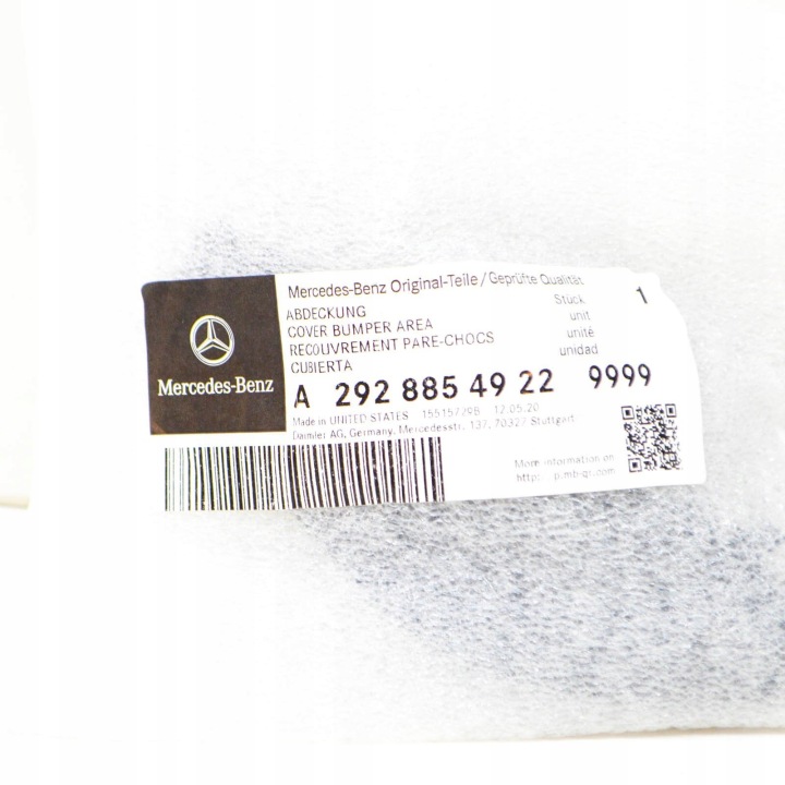 фото №10, Mercedes-benz gle купе c292 передній бампер left cover a29288549229999