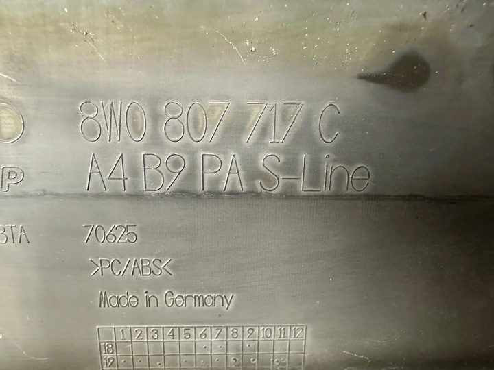 фото №9, Спойлер спойлер audi s5 s4 8w6 рестайлінг оригінал