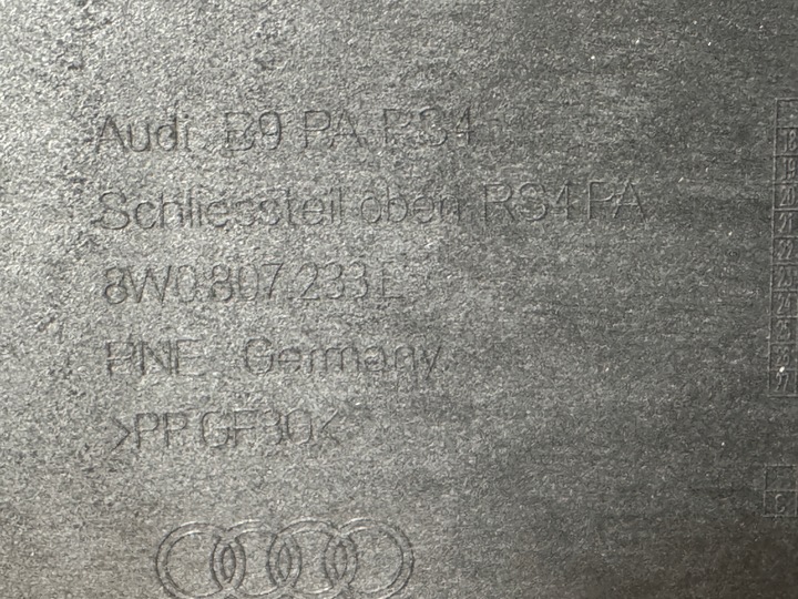 фото №13, Audi rs4 b9 8w рестайлінг 2023 бампер перед 6xpdc камера 8w0807065bk ly7c 0km