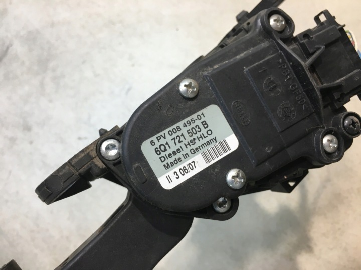 фото №6, Потенциометр газа skoda fabia i 1.4 tdi 6q1721503b