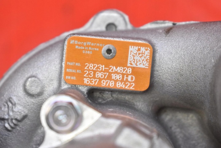 фото №8, Турбонагнітач турбіна 28231-2m820 kia sportage 5 v 1.6 t-gdi 150 km 21-25