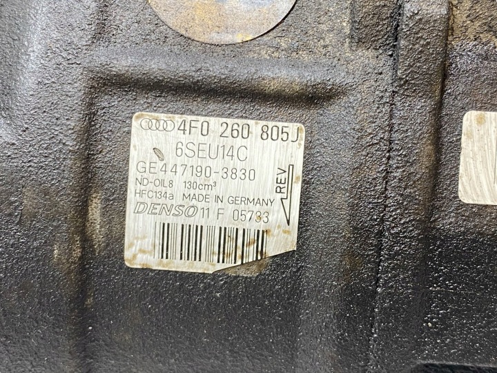 фото №7, Audi a6 s6 c6 4f 2005 компресор / компресор кондиціонера a/c 4f0260805j