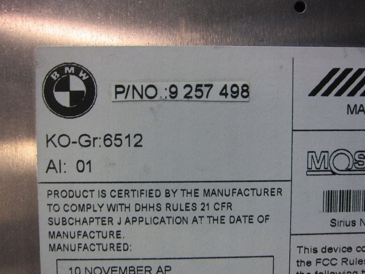 фото №10, Bmw x3 f25 зчитувач навігації радіо 9273873 9244139 65129244139 65129273873