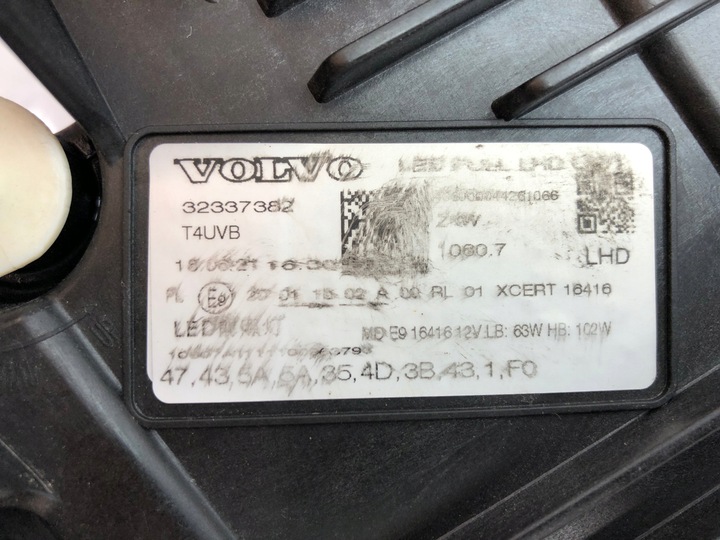 фото №8, Фара volvo xc60 ii рестайлинг левый