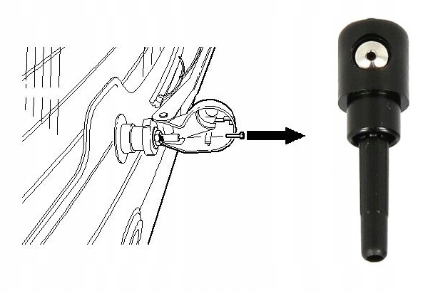 фото №4, Насадка + важіль + двірник na зад vw t5 двері ліві 2003-2015 r