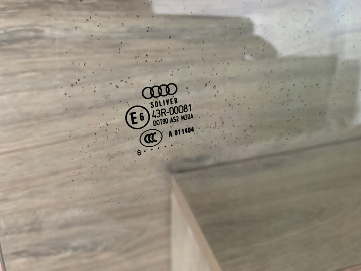 фото №3, Стекло дверь левый зад audi a6 s6 c6 04-11