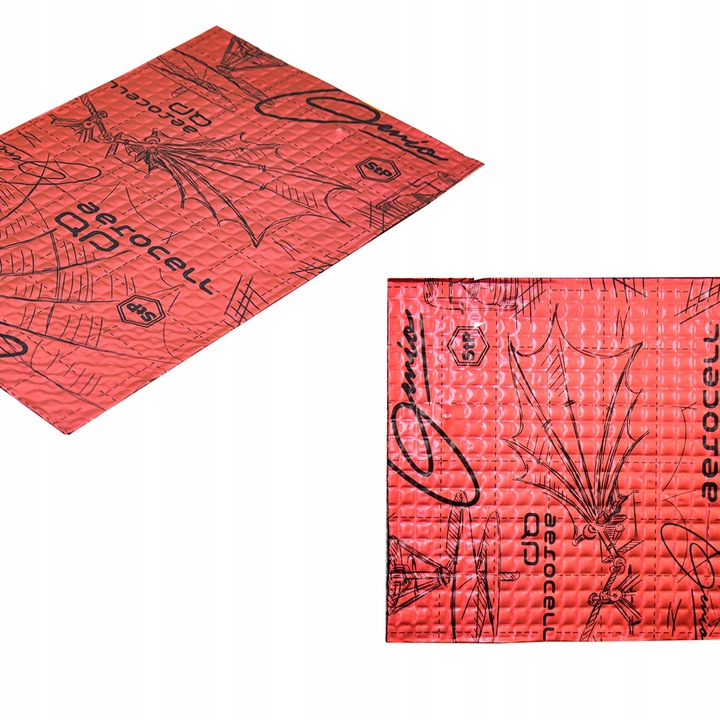 фото №11, Килимок шумопоглинаюча aerocell 50x32cm 4mm butylowa granulkami izolująca шум