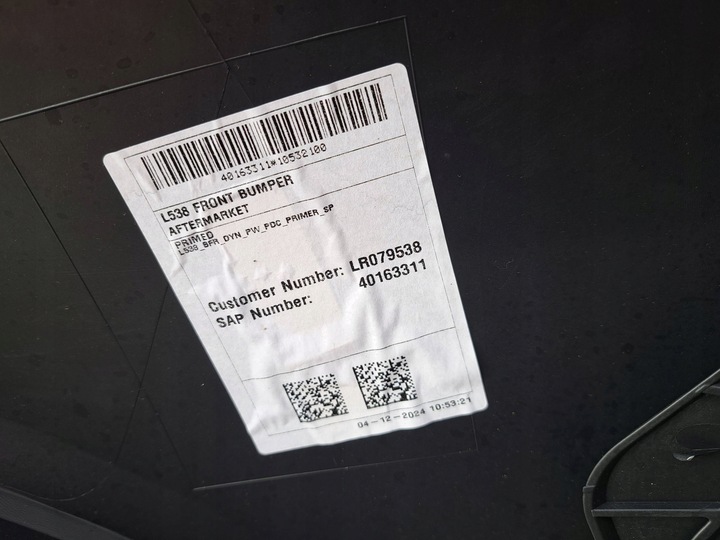 фото №14, Бампер переднее перед land rover range rover evoque рестайлинг l538 lr079538