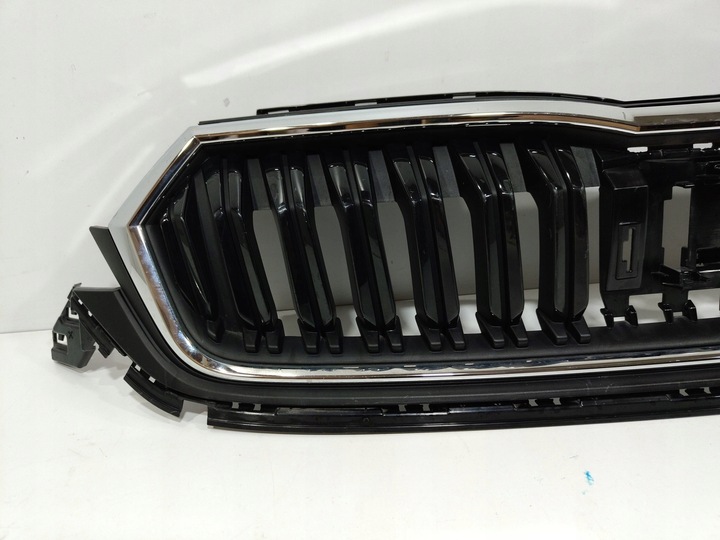 фото №4, Skoda octavia iv решётка радиатора решётка бампера 5e3853653c + рамка хромированная
