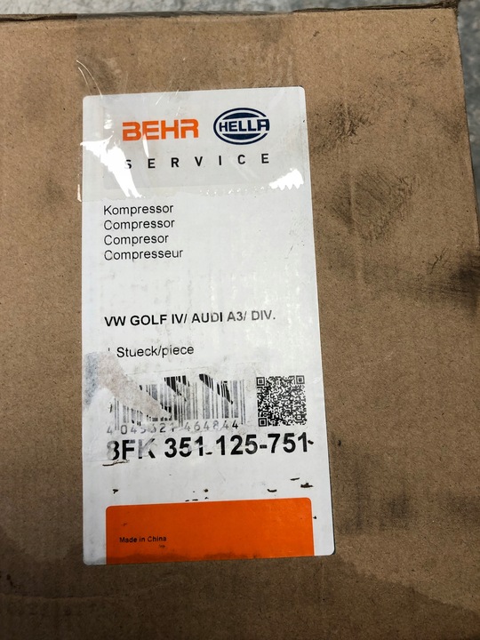 фото №9, Компресор компресор кондиціонера hella vw golf iv audi a3 8fk351125
