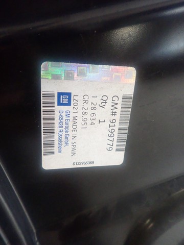 фото №3, Обшивка дверь левая задние левый зад opel combo c