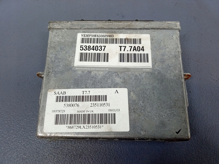 фото №4, Saab 9-5 i 2.3 t блок керування двигуна 5380076