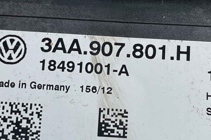 фото №1, Модуль гальма ручного vw passat b7 362 3aa907801h 1.4l бензин 90kw