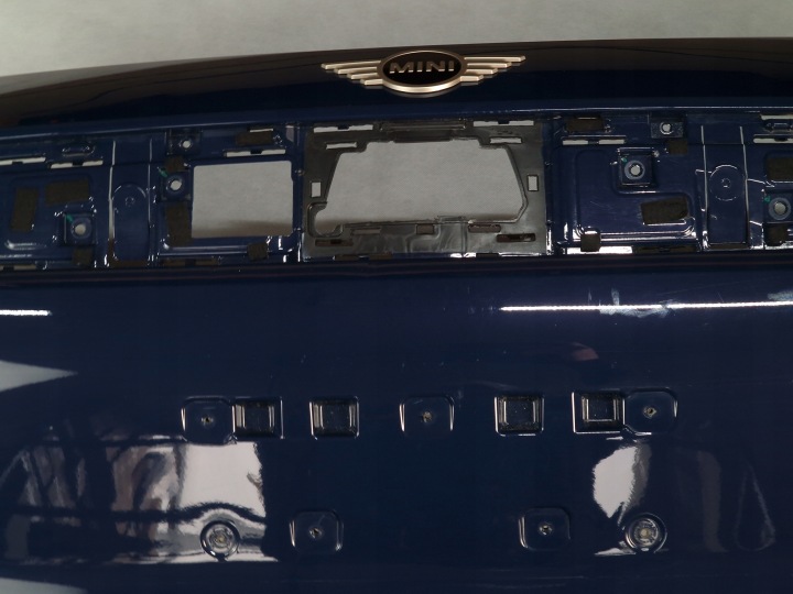 фото №13, Бампер передний mini cooper f65 f66 j01 od 2024r. na датчики pdc синий
