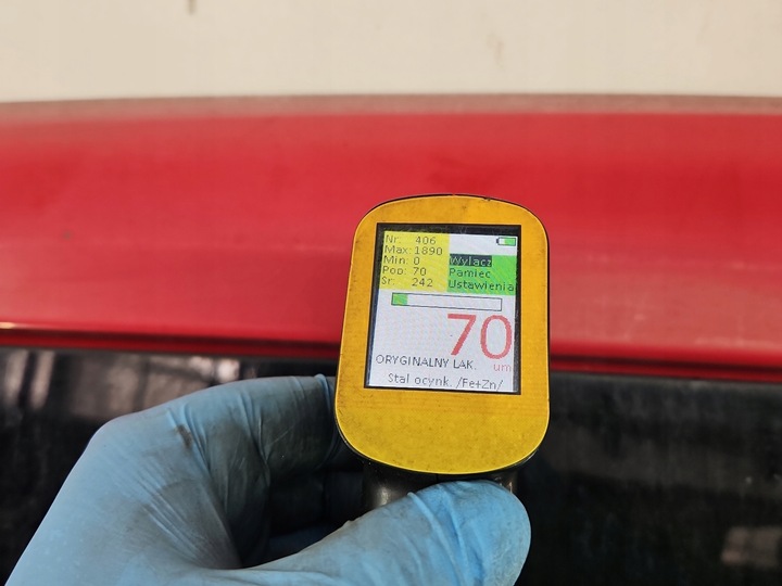 фото №15, Крышка задняя багажника стекло зад mercedes vito w639 красный