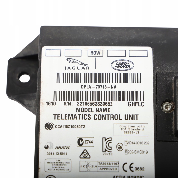 фото №11, Land rover range rover evoque l538 модуль telematyki ecu dpla-70718-nv