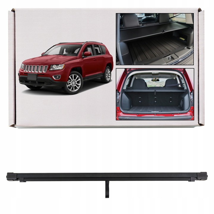 фото №1, Jeep compass i mk49 2011-2017 po рестайлинг ролета багажника чёрная 82212687