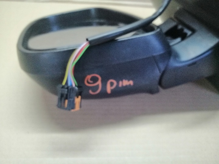 фото №12, Proacy jumpy expert vivaro c дзеркало ліві 9 pin