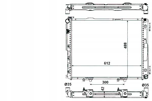 фото №8, Радиаторов mercedes w124 4,2b 92-95