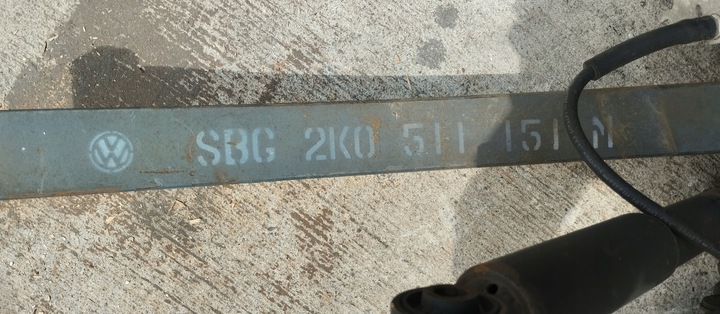 фото №9, Балка задняя подвешивание ось зад volkswagen vw caddy iii 09r 2k0500051