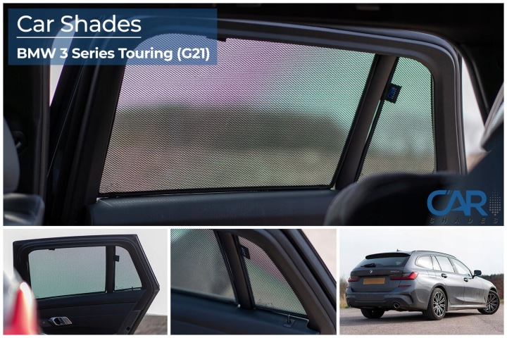 фото №14, Шторки стёкла боковые bmw 3 touring g21 2019 защитные накладки ролеты солнцезащитный