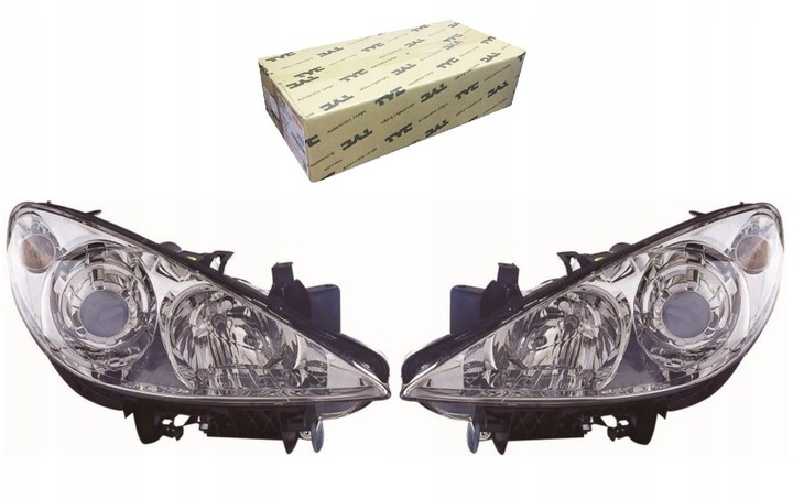 фото №1, Фара лампа перед peugeot 307 h1+h7 +двигун le