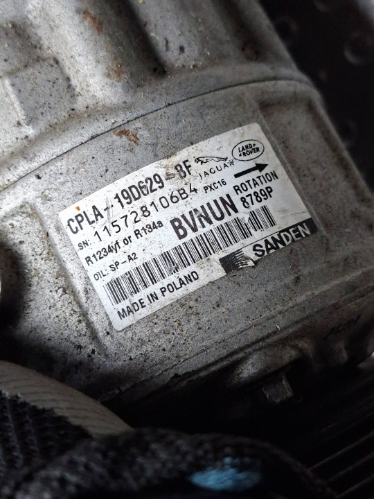 фото №6, Компресор кондиціонера land rover discovery v l494 13- 2.0 d cpla-19d629-bf