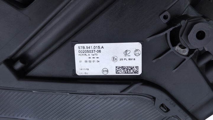 фото №10, Skoda karoq 57b передній рестайлінг фара ліва перед звичайна + led lp23